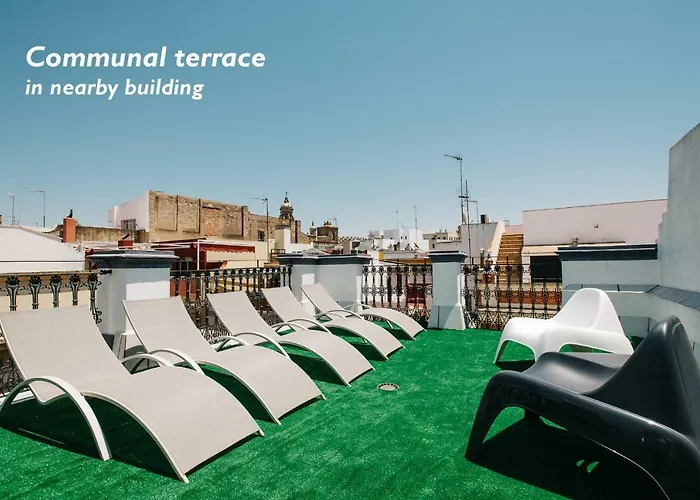 Hostly Acetres 1B-2B Center-Fibre-Conmunal Terrace-Parking Optional