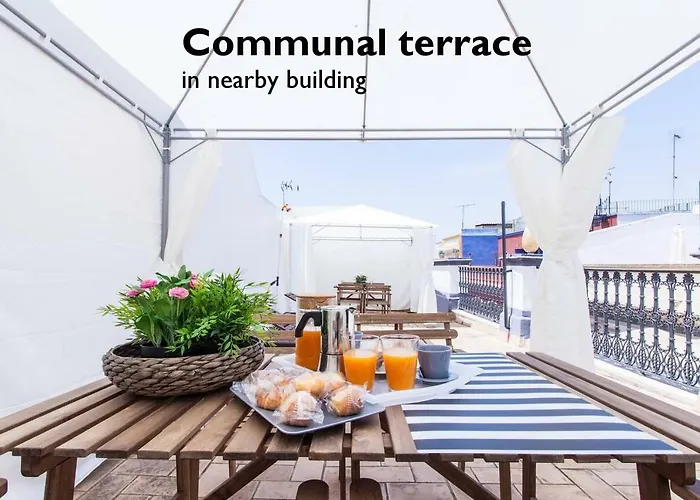 Hostly Acetres 1B-2B Center-Fibre-Conmunal Terrace-Parking Optional